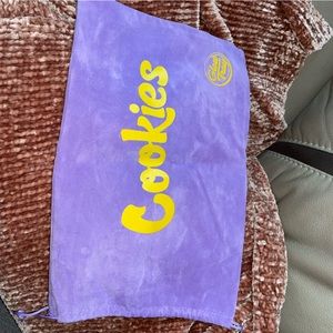 Cookies Velour Drawstring Bag